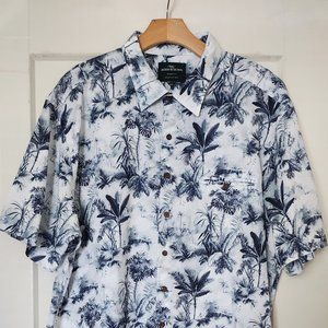 Rodd & Gunn Men's Floral Leaf Hawaiian Shirt Size 3XL
